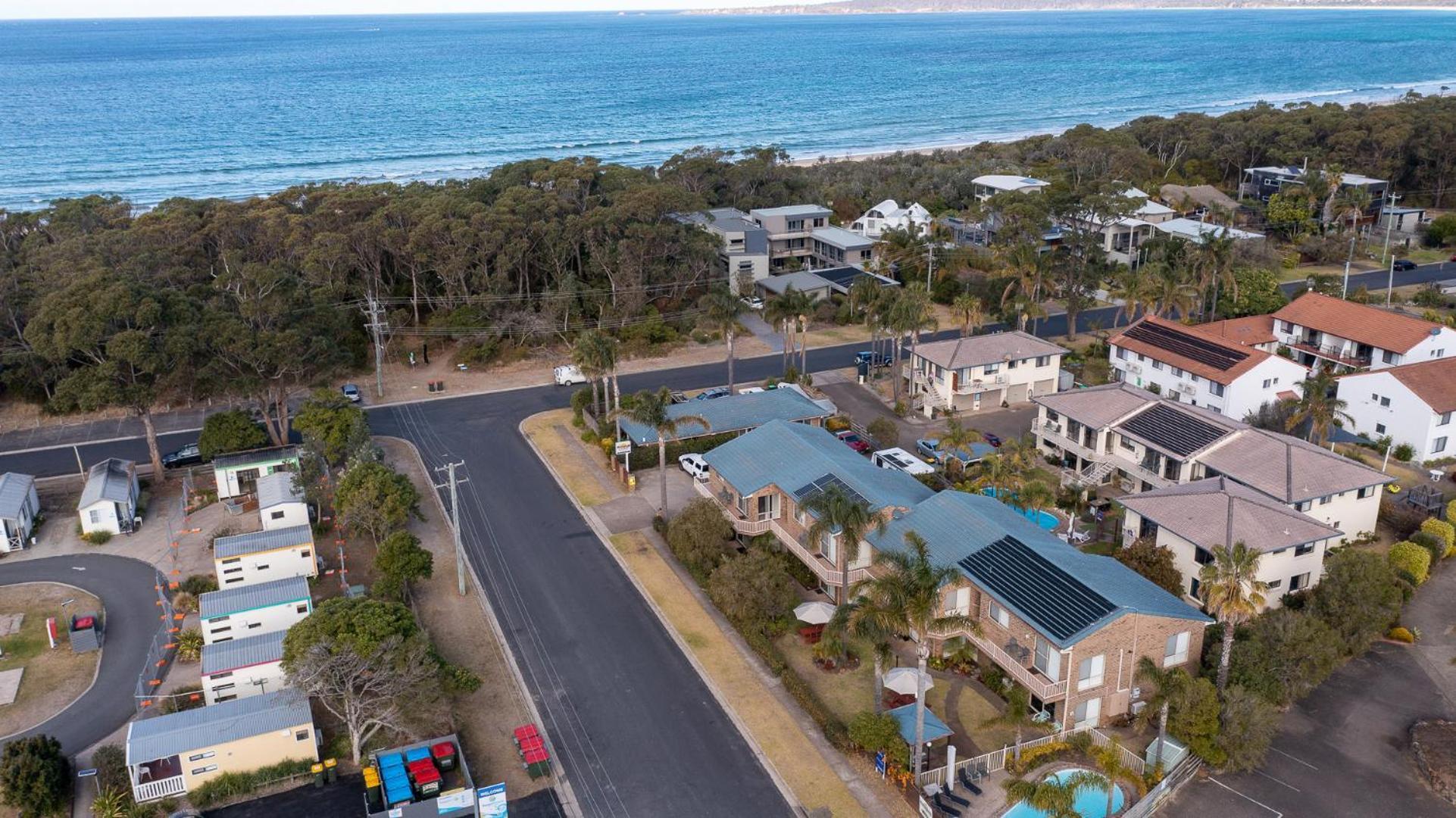 Beachfront Apartments Merimbula Esterno foto